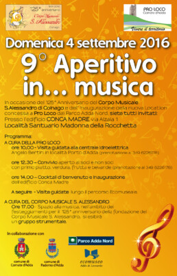 volantino musica aperitvo 2016